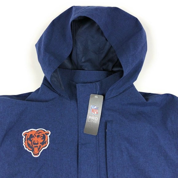 Chicago Bears NFL Pro Line Light Full Zip Jacket - Picture 3 of 8